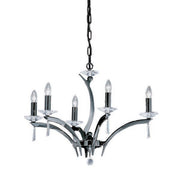 Brumberg Leuchten - Pendelleuchte Krone Stella 00850665 5xE14/40W,schwarzch