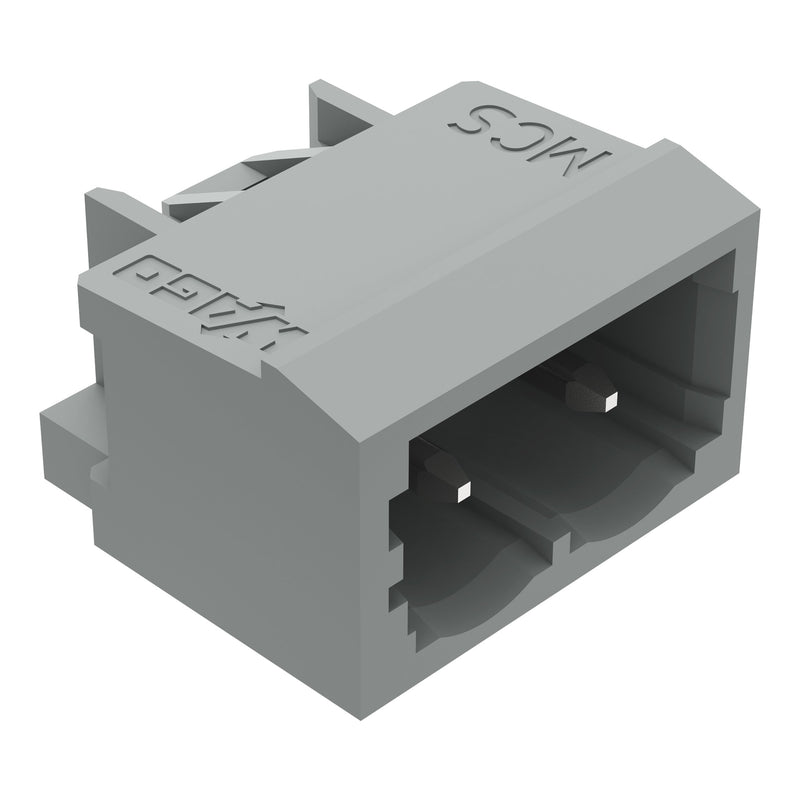 WAGO - Leiterplattensteckverbinder THT-Stiftleiste Lötstift 231-432/001-000 1,0x1,0,abgew.,gr − 200 Stück