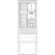 ABN - Zähler-Komplettschrank Zähleranschlusssäule SZ175ZL1400 1 ZP Leerpl. 4pol