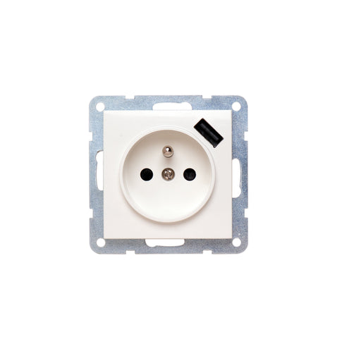 Peha - Elektronik-Gerät für Installationsschalterprogramme USB-Export-Steckdose B 11.6571.02 SI USB − 10 Stück
