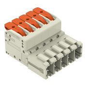 WAGO GmbH & Co. KG - Ein- und mehrpolige Klemmenleiste 1-Leiter-Stiftleiste 831-1205 Push-inCAGECLAMP,lgr − 24 Stück