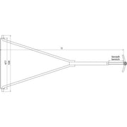 DEHN - Zubehör/Ersatzteile für Erdung und Blitzschutz Traufenstütze TS7.10V1.251.55MV2A f. Rd 7-10mm NIRO