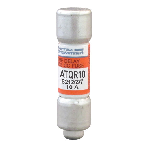 Mersen - Zylindrische Sicherung Sicherungseinsatz Class CC ATQR10 10A/600V 10x38 − 10 Stück