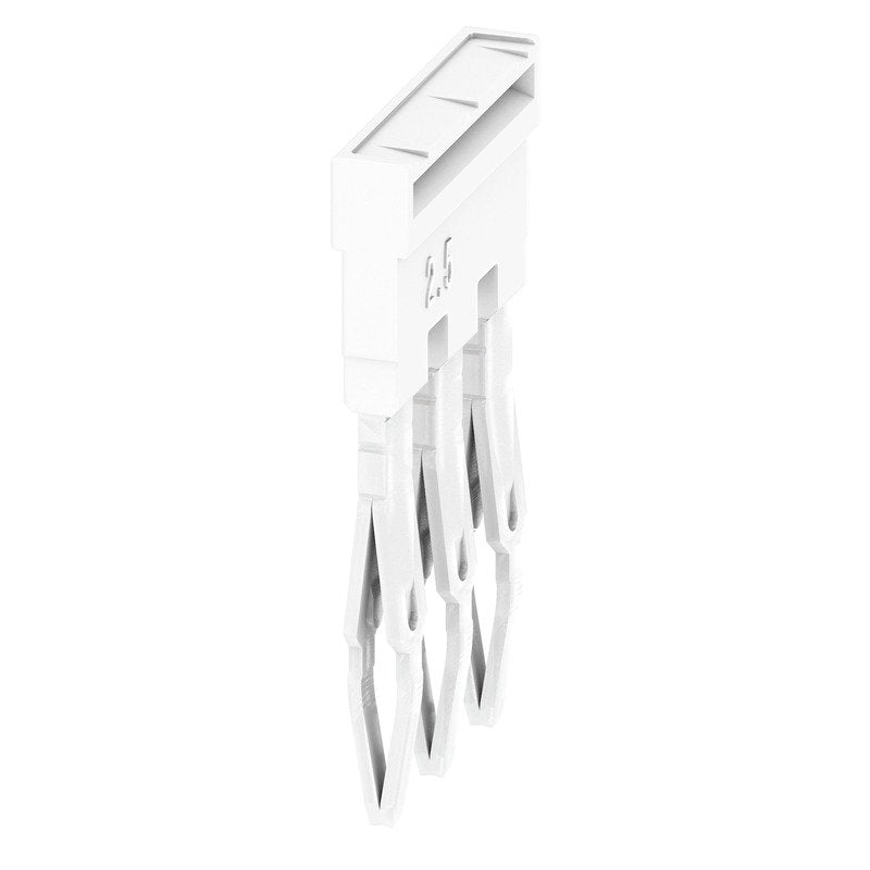 Weidmüller - Querverbinder/Brücker für Reihenklemme Querverbinder ZQV 2.5N/3 WT gesteckt − 60 Stück