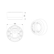 BEG Brück Electronic - Zubehör/Ersatzteile für Bewegungsmelder Montageset 93723 schwarz