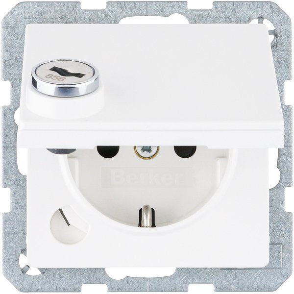 Berker - Steckdose SCHUKO-Steckdose 41636089 polarweiß matt