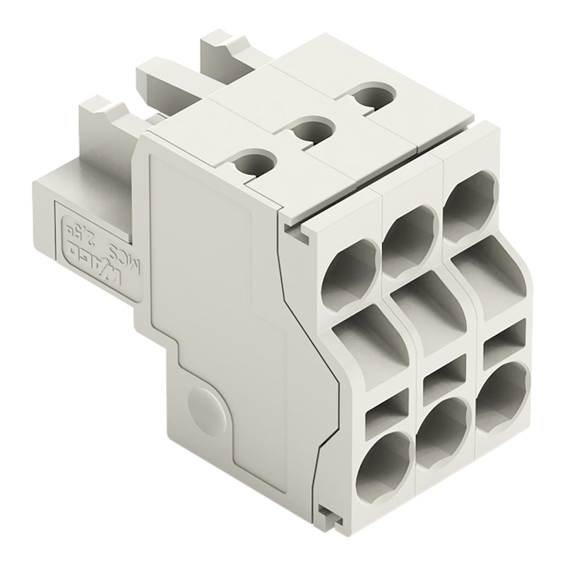 WAGO - Kabelsteckverbinder für Leiterplattensteckverbinder 2-Leiter-Federleiste 721-2103/026-000 CAGECLAMP,2,5mm²,lgr − 100 Stück