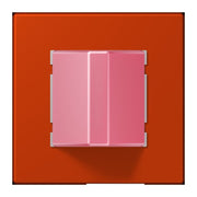 Jung - Behindertenelement für Installationsschalterprogramme Notrufsystem Rufmodul NRS LC 0834 RM 244 rouge vermillon 59