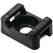 HellermannTyton - Befestigungssockel und -element für Kabelbinder Befestigungssockel CTM4-PA66-BK (100) schwarz − 100 Stück