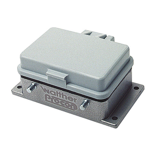 Walther Werke - Gehäuse für Rechtecksteckverbinder Anbaugehäuse B32 714232 30mm QVN m.Klappdeck