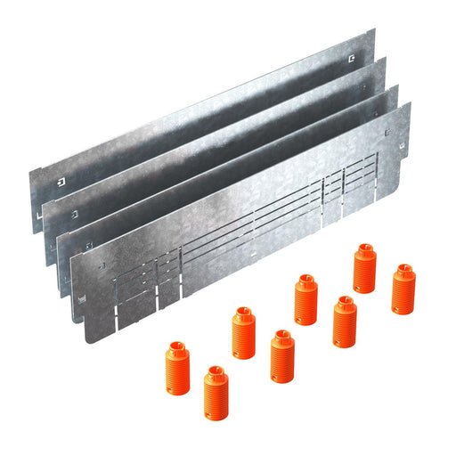 OBO Bettermann - Höhenausgleichsring/-rahmen für Unterflurkanalsysteme Höhenausgleich-Bausatz ASH 350-4 240 (VE4) 450x103x46 − 1 Packung