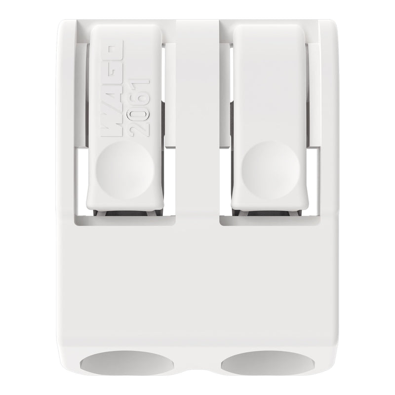 WAGO - Ein- und mehrpolige Klemmenleiste THR-Leiterplattenklemme 2061-1602/998-404 Drücker,1,5 mm²,weiß − 4320 Stück