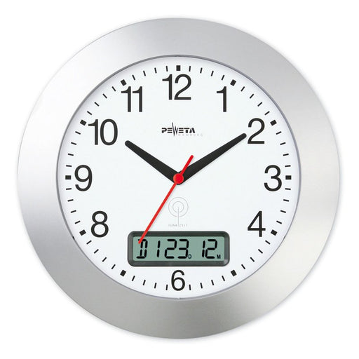 Peweta - Uhr Funkuhr 51.170.313 innen,1,5V,D=300mm