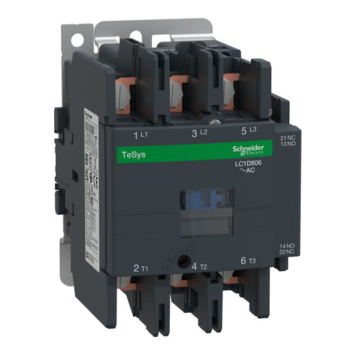 Schneider Electric - Leistungsschütz zum Schalten von Wechselstrom Leistungsschütz LC1D806F7 3-polig, 1S, 1Ö
