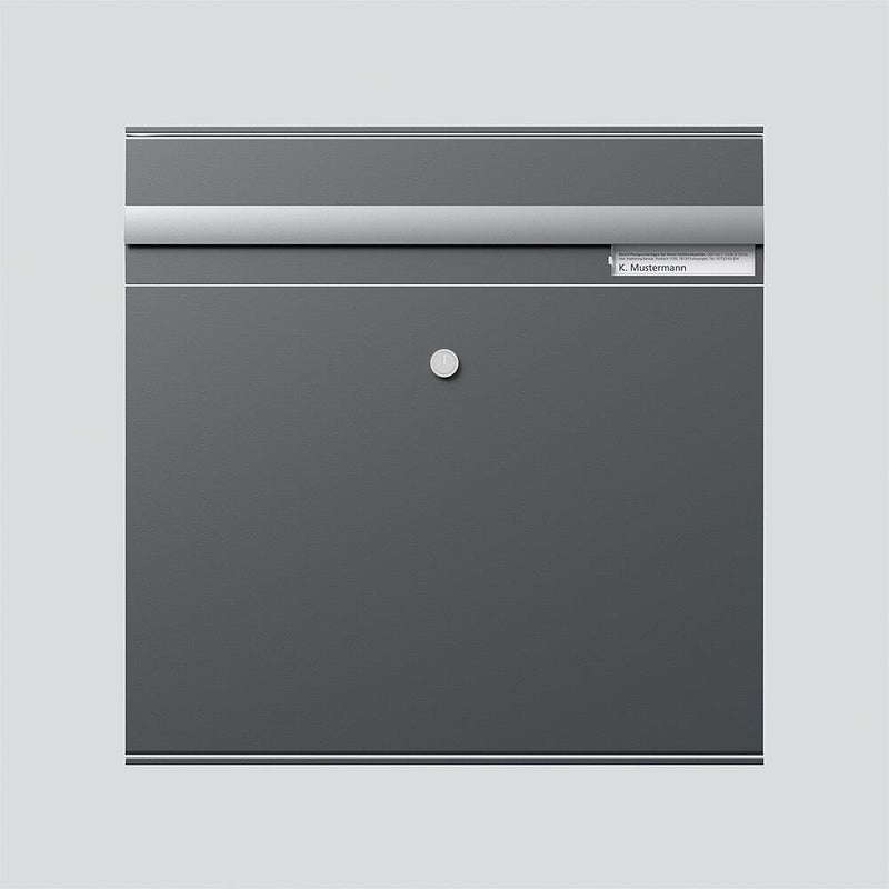 Siedle&Söhne - Montageelement für Türstation Briefkasten-Modul BKM 611-4/4-0 DG dgr/gli m.Einwurfk