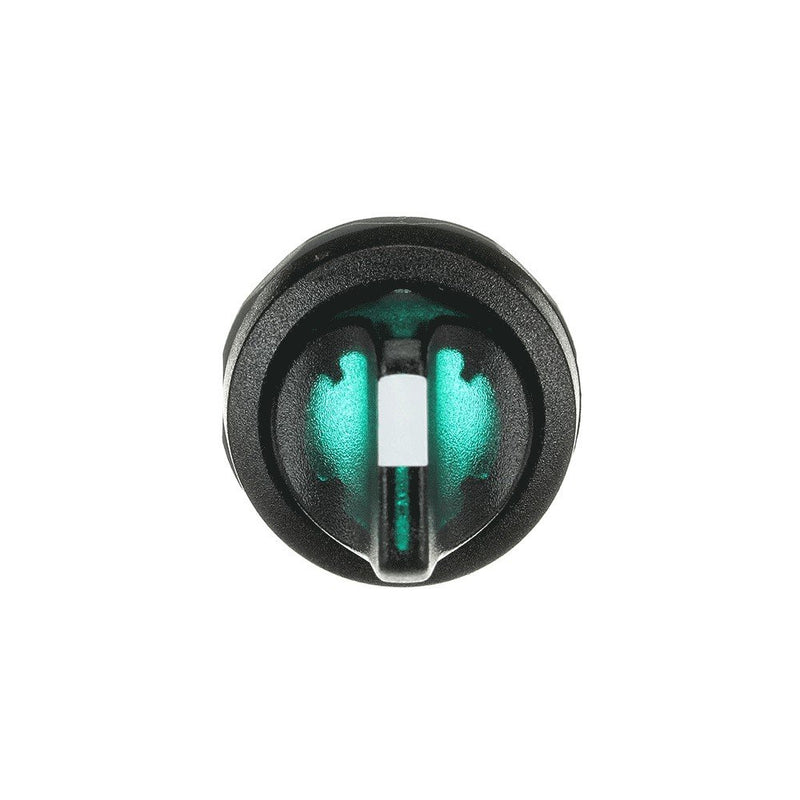 ABB Stotz S&J - Frontelement für Wahlschalter M2SS1-11G gn, 2 Stell. rastend