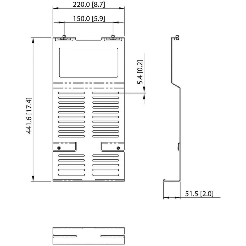 Vogels - Halterung für Audio-/Videosysteme Zubehör-Halterung PFA9165 sw Accessory bracket