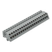 WAGO - Kabelsteckverbinder für Leiterplattensteckverbinder 1-Leiter Federleiste 731-520/008-000 CAGECLAMP 2,5mm²,gr − 10 Stück