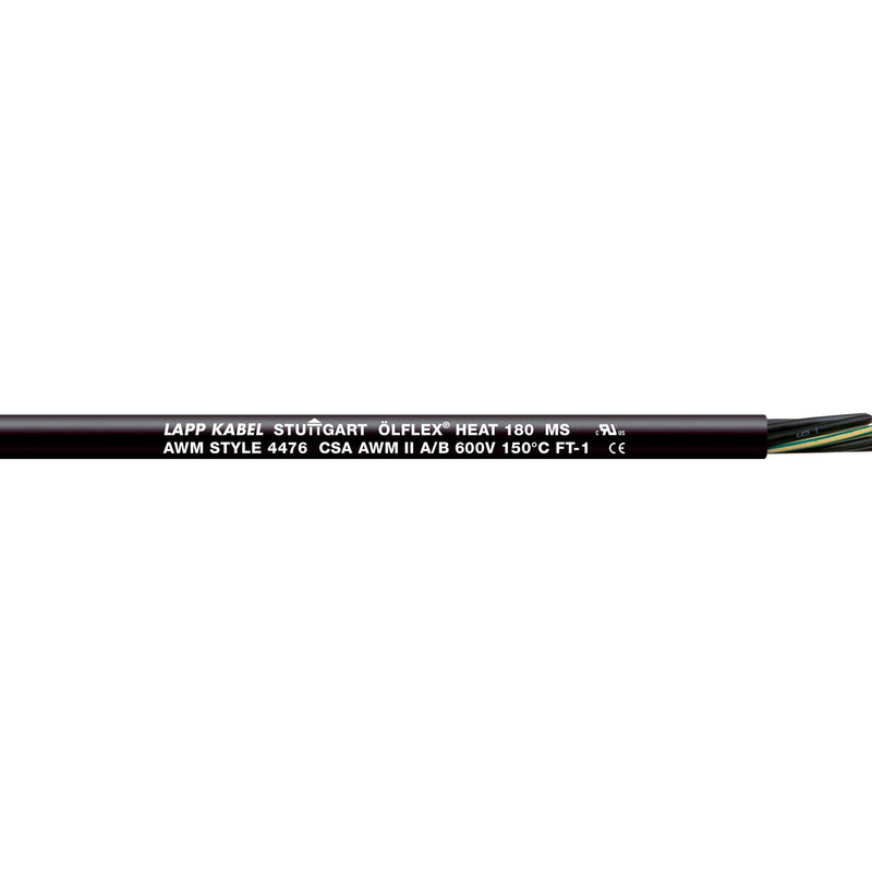 Lapp Kabel&Leitung - Energiekabel < 1 kV, für ortsveränderlichen Einsatz ÖLFLEX HEAT 180 MS 7G0,5 0046604/500 − 500 Meter