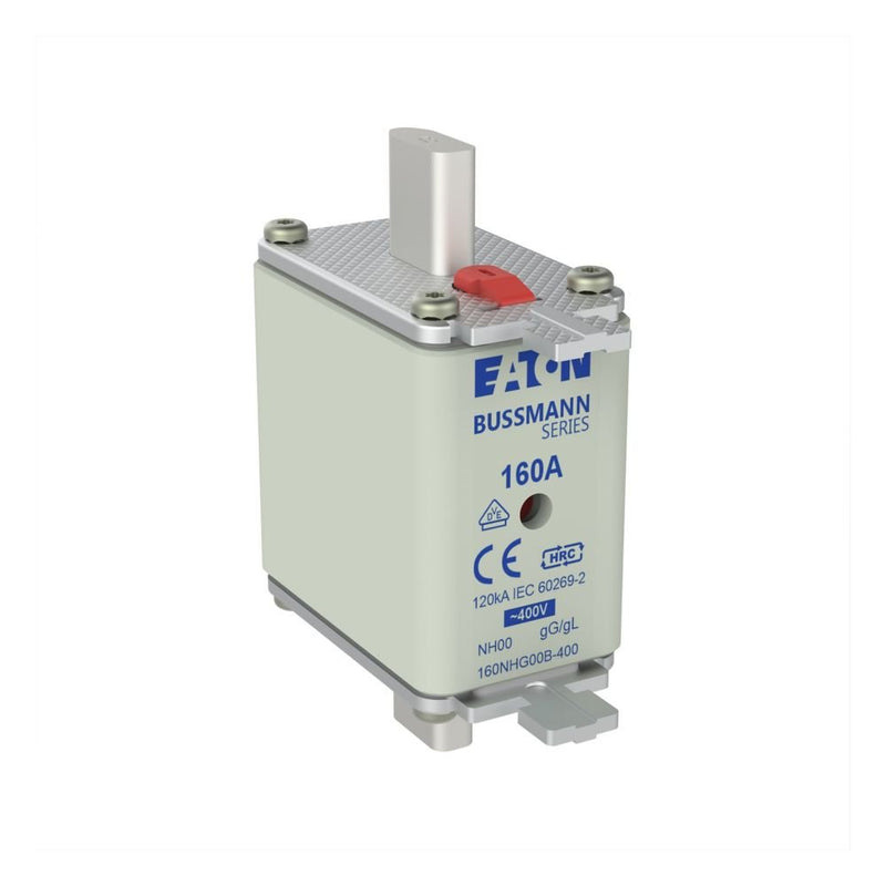 Eaton - Messersicherung Sicherungseinsatz Nieders. 160NHG00B-400 160A AC 400V 120kA − 3 Stück