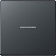 Jung - Abdeckung/Bedienelement für Installationsschalterprogramme Wippe mit Linse A 590 BF KO5 ANM anthrazit matt