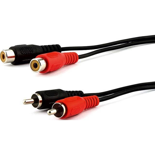 E+P Elektrik - Konfektioniertes A/V-Kabel Cinch-Verlängerungskabel B 98/5 5m