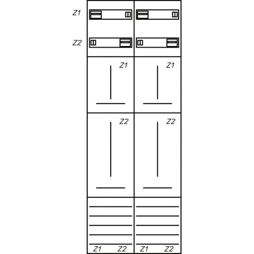 Eaton - Zähler-Komplettschrank Zählerfeld ZSD-Z29A0575