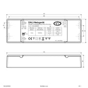 EVN Lichttechnik - Steuergerät für Leuchten DALI Dimmer-Empfänger DALD24030VS inkl. Netzgerät