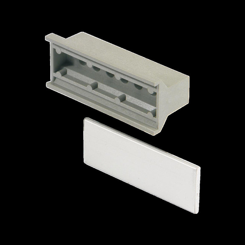 Schroff - Befestigungsteil für Baugruppe mit Rastermaß 482,6 mm (19 Zoll) Frontplattengriff 20808062