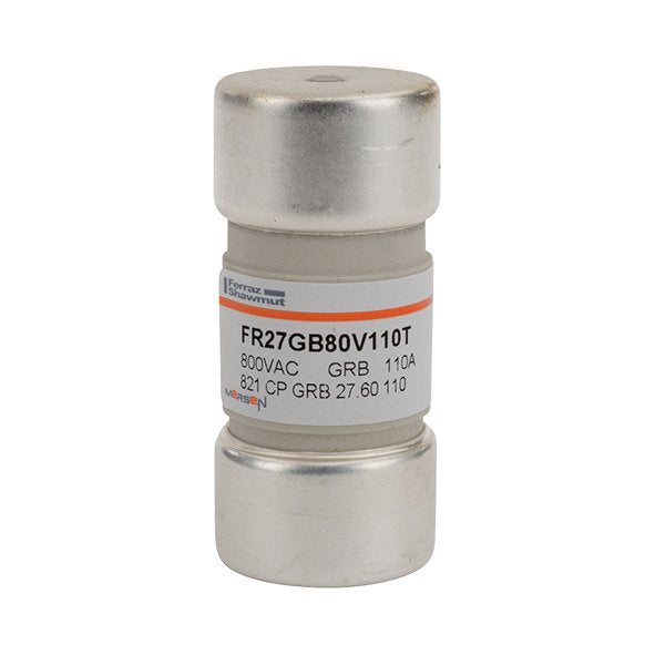 Mersen - Zylindrische Sicherung Sicherungseinsatz zylindr. FR27GB80V110T aR 27x60 110A − 10 Stück