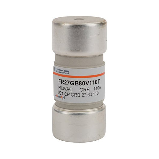 Mersen - Zylindrische Sicherung Sicherungseinsatz zylindr. FR27GB80V110T aR 27x60 110A − 10 Stück