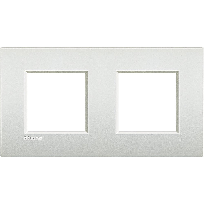 Legrand (BT) - Abdeckrahmen Air Europe Rahmen 2-fach LNE4802M2PR pearl