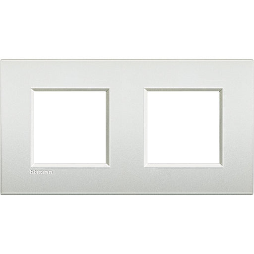 Legrand (BT) - Abdeckrahmen Air Europe Rahmen 2-fach LNE4802M2PR pearl