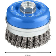 Bosch - Rotierende Drahtbürste PRO Metal heavy 1608614001 Topfbürste 90 x 0,5