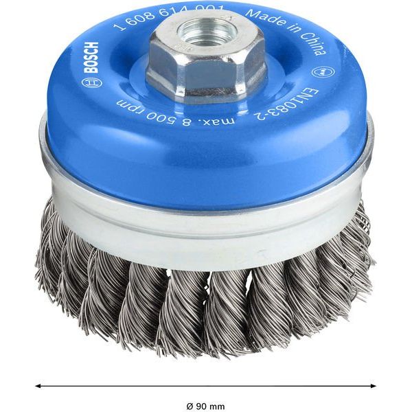 Bosch - Rotierende Drahtbürste PRO Metal heavy 1608614001 Topfbürste 90 x 0,5