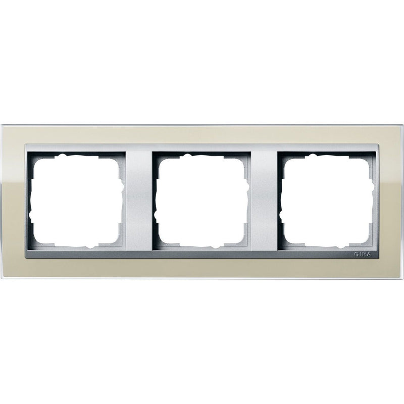 Gira - Abdeckrahmen 3fach 0213776 klar sand