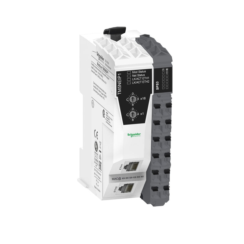 Schneider Electric - Bussystem-Ankoppler Buskoppler Einbausatz TM5NEIP1K Modicon TM5 Ethernet