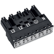 WAGO - Steckverbinder für steckbare Gebäudeinstallation Stecker 770-215 2x0,5-4mmq schwarz − 50 Stück
