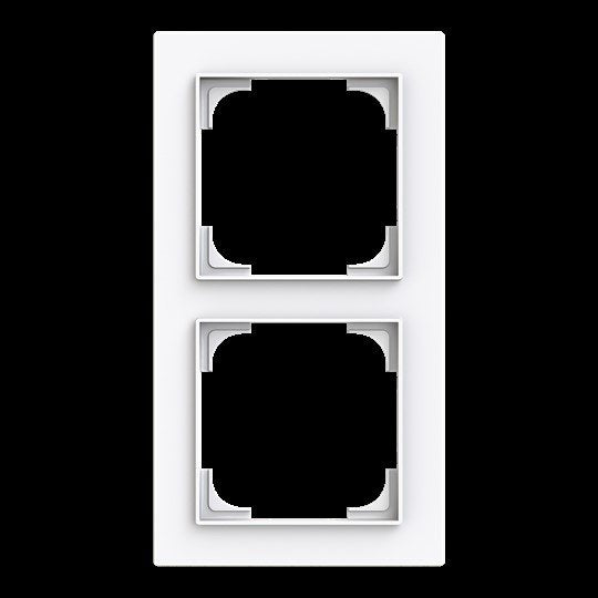 Busch-Jaeger - Abdeckrahmen Abdeckrahmen 2-fach 1722-44G  − 1 Stück
