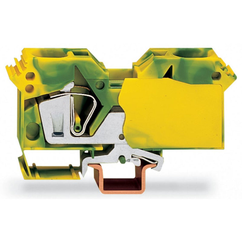 WAGO - Schutzleiter-Reihenklemme 2-Leiter-Schutzleiterklem. 285-607/999-950 25mm² − 15 Stück