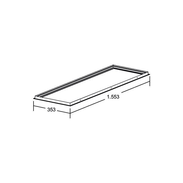 Brumberg Leuchten - Mechanisches Zubehör/Ersatzteile für Leuchten Einbaurahmen 81032066 weiß