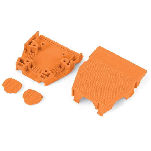 WAGO - Zubehör/Ersatzteile für Klemmen Zugentlastungsgehäuse 232-687 2-teilig,orange − 25 Stück
