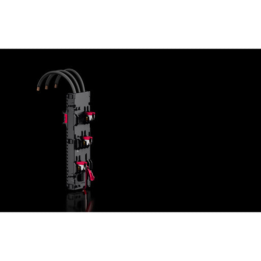 Rittal - Sammelschienen-Adapter Geräteadapter 65 A, AWG 6, RX 9360.760 (VE4) 3-polig, B: 54 mm − 1 Packung