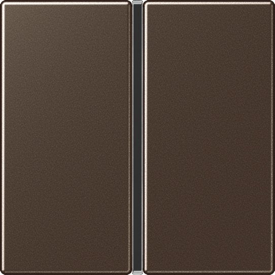 Jung - Abdeckung/Bedienelement für Installationsschalterprogramme Tastensatz 1-fach mokka A 401 TSA MO komplett − 1 Stück