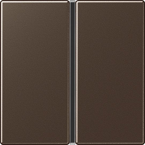 Jung - Abdeckung/Bedienelement für Installationsschalterprogramme Tastensatz 1-fach mokka A 401 TSA MO komplett − 1 Stück
