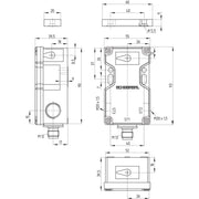 Schmersal - Magnetischer Näherungsschalter Sicherheits-Sensor BNS 16-12ZR-ST1