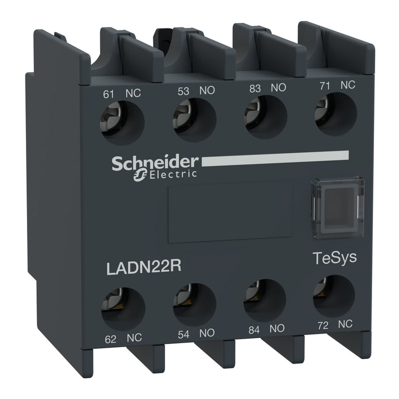 Schneider Electric - Hilfsschalterblock Hilfskontaktblock TeSys LADN22R Deca 2NO+2NC