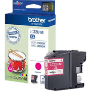 Brother - Verbrauchsmaterial für Telefax/Drucker/MFC Tintenpatrone LC-22UM magenta