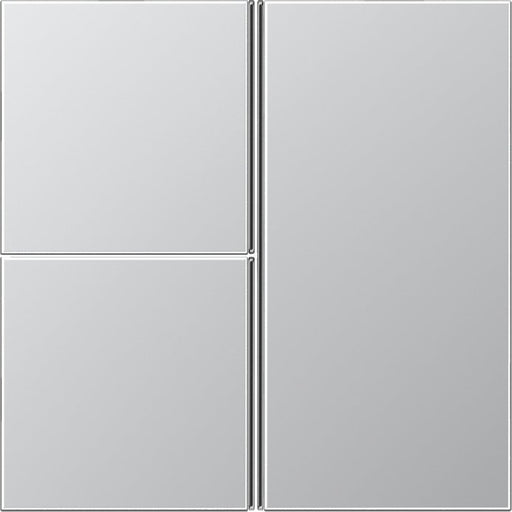 Jung - Abdeckung/Bedienelement für Installationsschalterprogramme Tastensatz 3-fach alu AL 2403 TSA komplett
