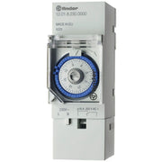 Finder - Verteilerschaltuhr analog Zeituhr Motorant.Tag-Prog. 12.01.8.230.0000 Gangres.70h,1W230VAC